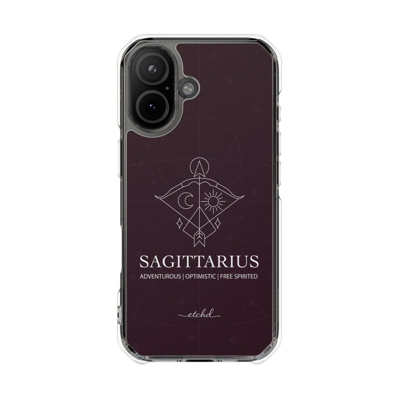 Sagittarius Clear Magnetic Phone Case-zoom-