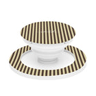 Butter & Brown Striped Phone Grip And Stand