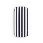 Navy & White Striped Anello clip per telefono