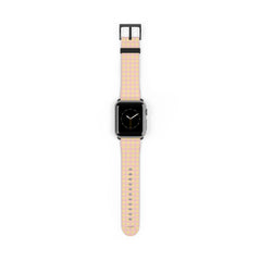Butter & Pink Gingham Cinturino per smartwatch di etchd
