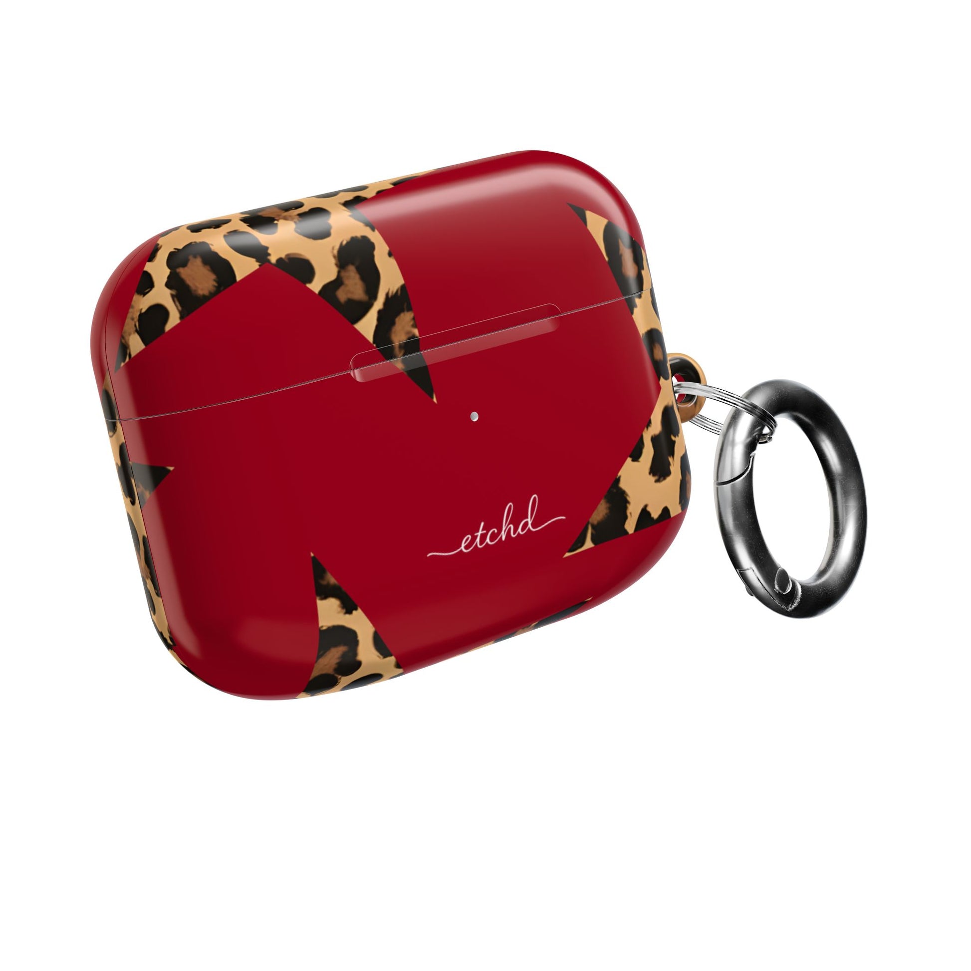Red & Leopard Stars AirPod Case by etchd, view 8
