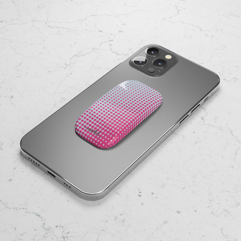 Bubblegum Halftone Click-On Handy-Halterung-zoom-