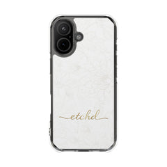 Etchd Signature White Clear Magnetic Phone Case by etchd, view 13