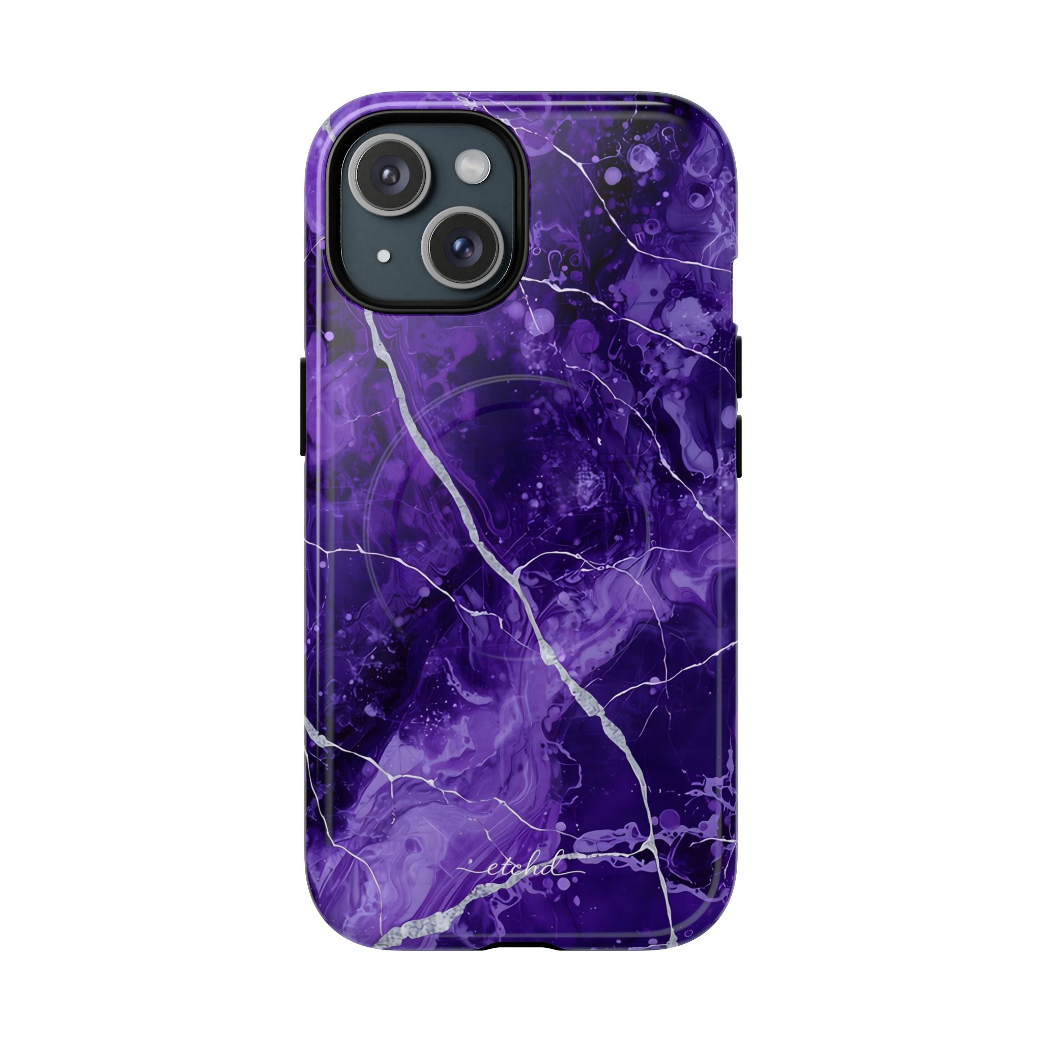 Amethyst Magnetic Phone Case by etchd, view 2
