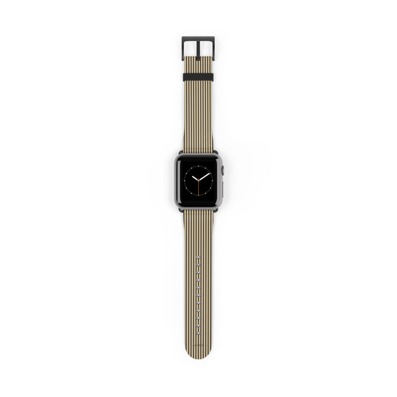 Butter Yellow And Brown Smartwatch Armband-zoom-