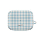 Cornflower & White Gingham Custodia per AirPods