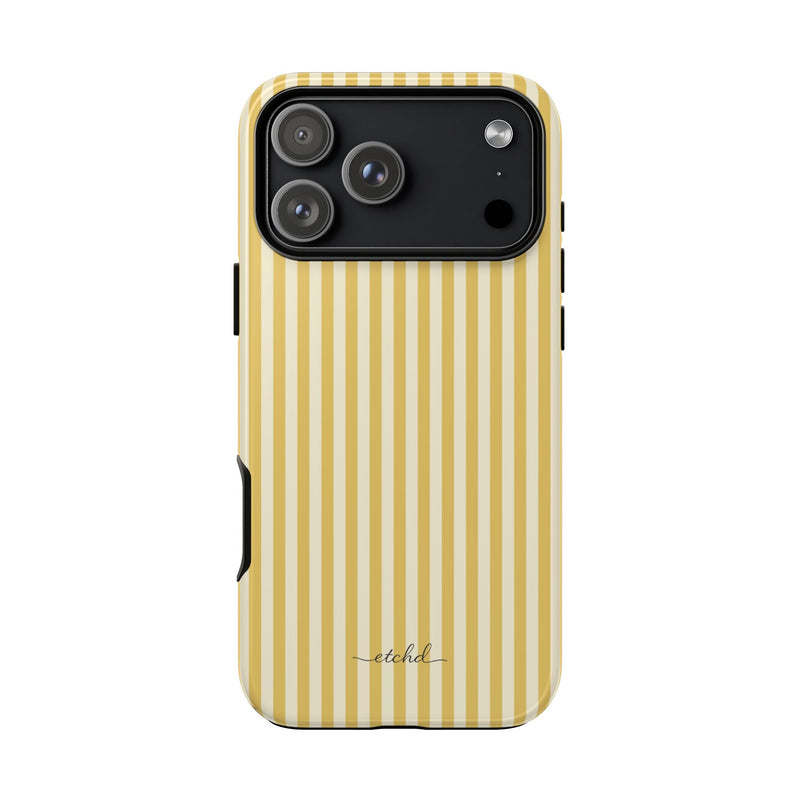 Butter & Cream Striped Phone Case by etchd, view 59