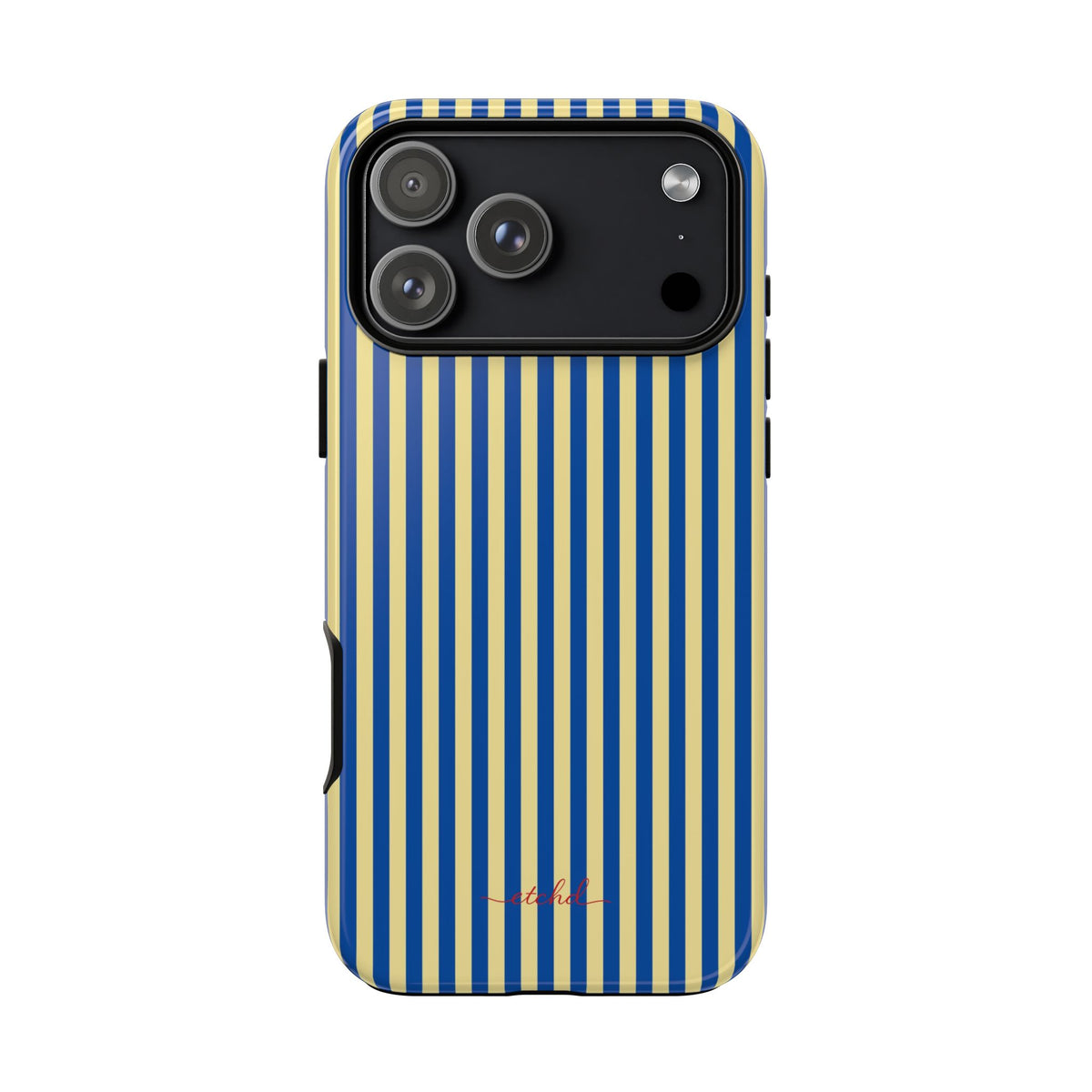 Cobalt & Butter Striped Phone Case by etchd, view 59