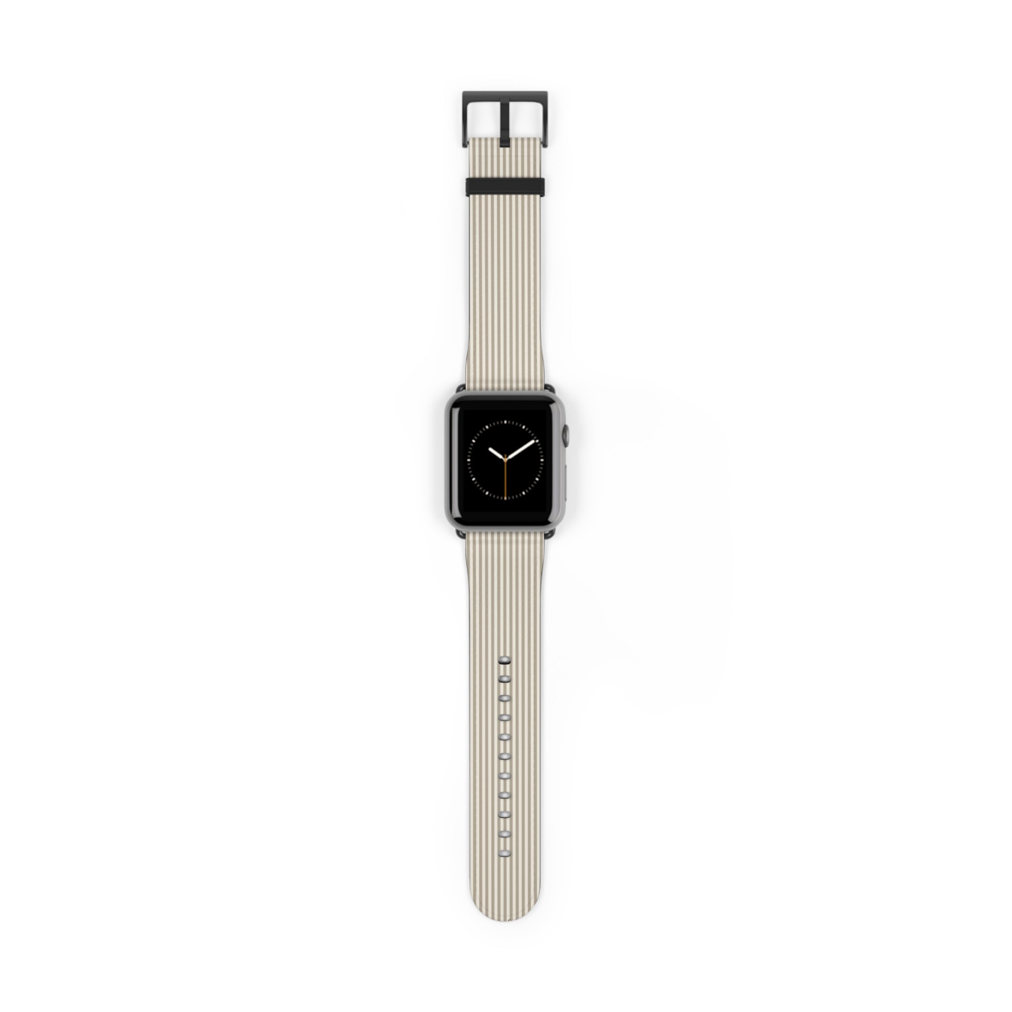 Neutral Striped Smartwatch Strap by etchd, view 2