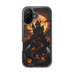 Pumpkin Hollow Clear Phone Case by etchd, view 35