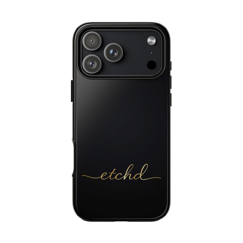 Etchd Signature Black Phone Case by etchd, view 59