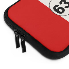Monza Red Laptop Sleeve by etchd, view 12