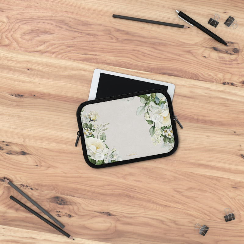 White Roses Laptop Sleeve by etchd, view 14