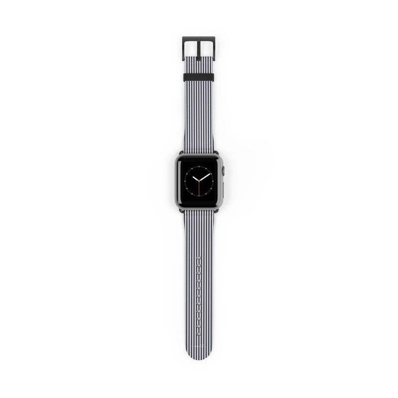 Plum And Blue Striped Smartwatch Strap-zoom-