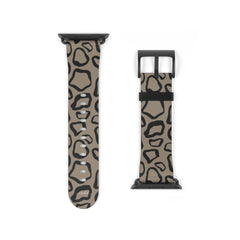Abstract Print Taupe Smartwatch Strap by etchd, view 9