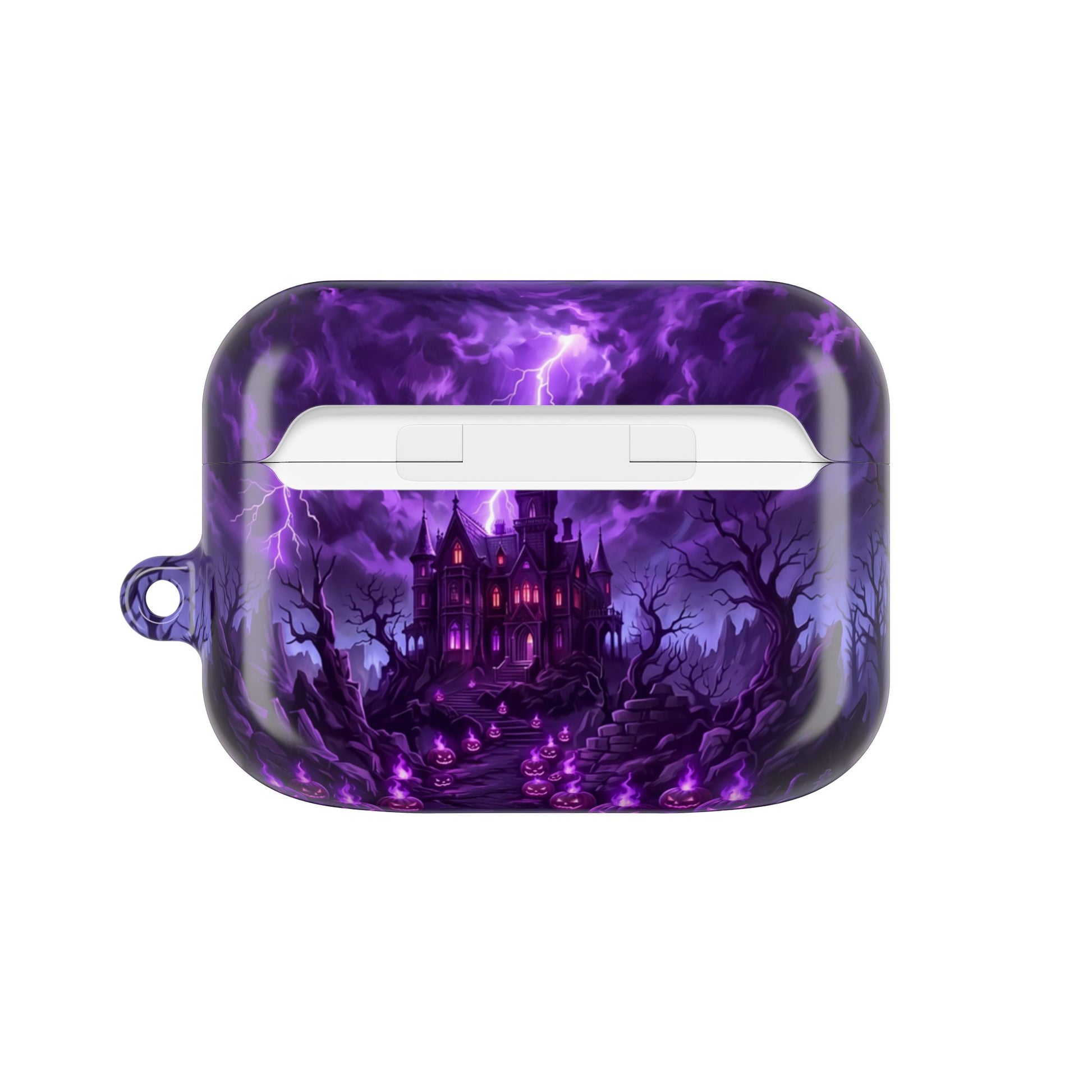 Violet Haunt AirPod Case by etchd, view 7