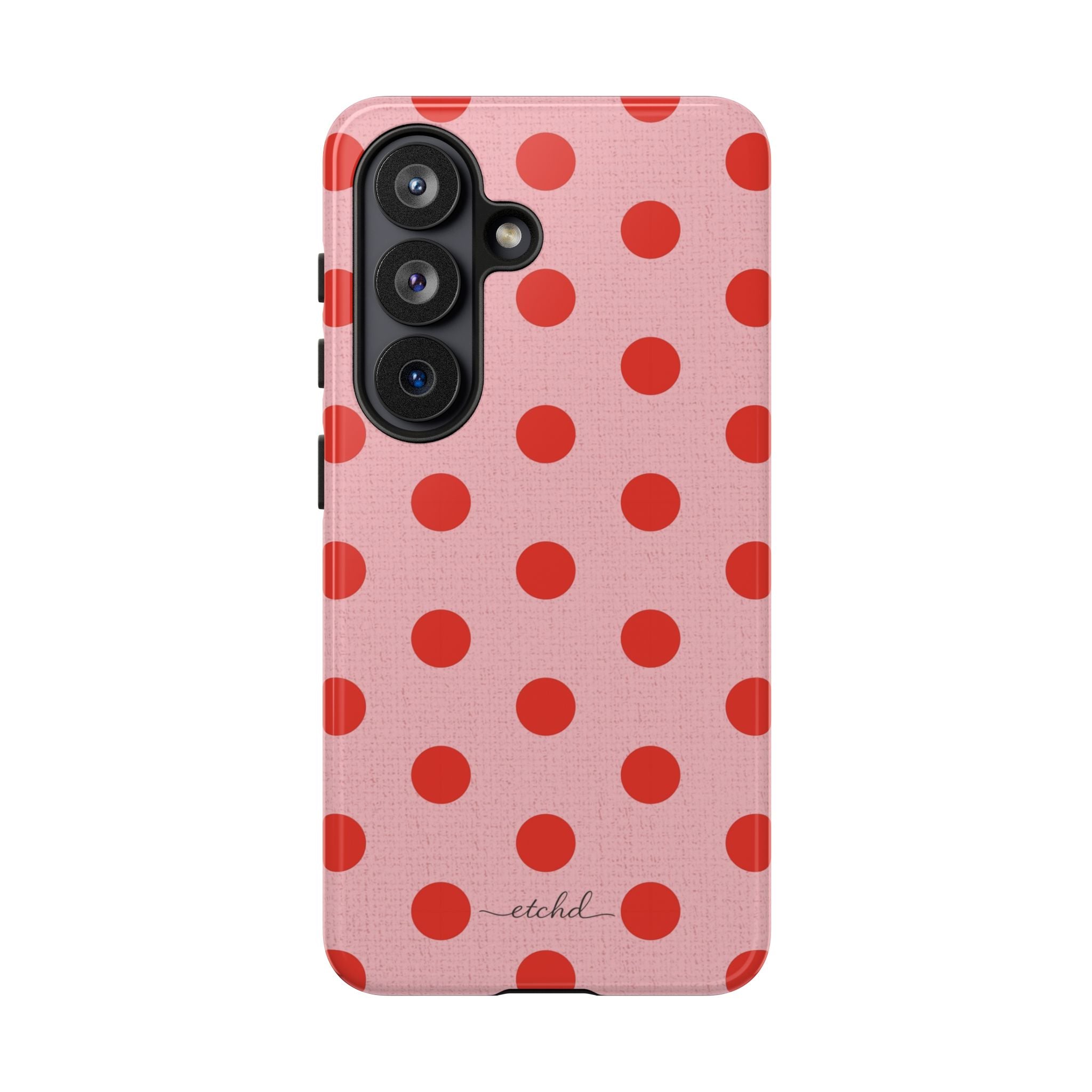 Poppy And Blush Polka Dot Phone Case by etchd, view 67