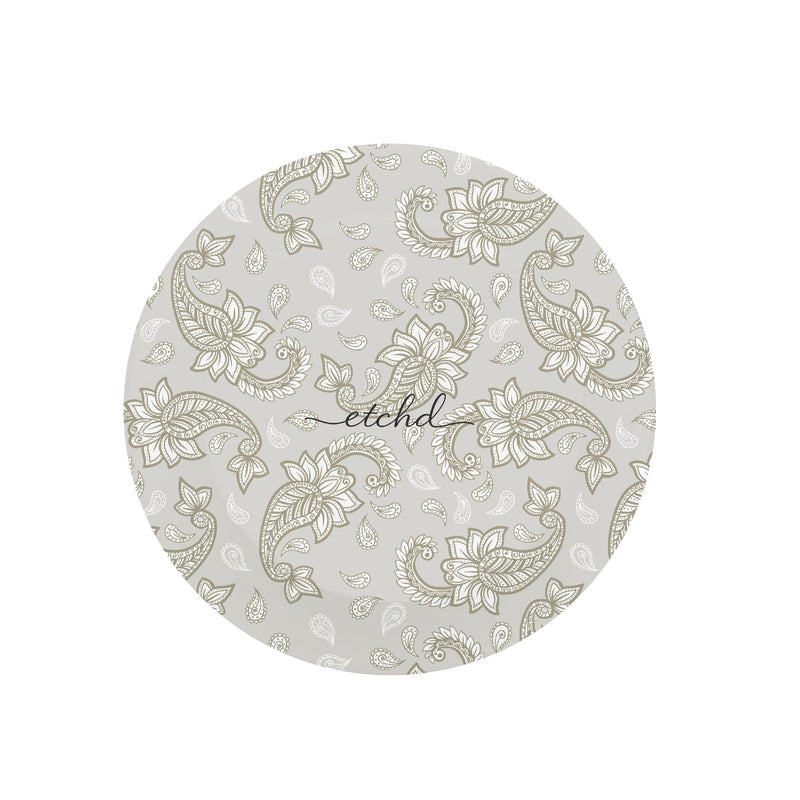 Beige Paisley Handy-Halterung und Ständer-zoom-