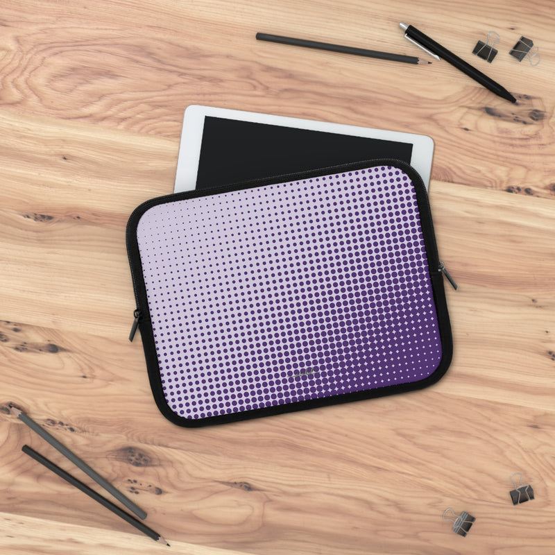 Grape Halftone Laptophülle-zoom-