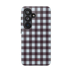 Blue & Plum Gingham Phone Case by etchd, view 61