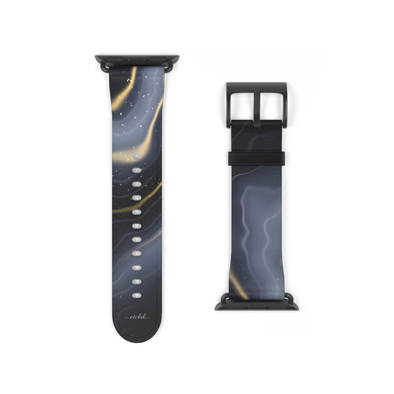 Obsidian Gold Smartwatch Strap by etchd, view 9