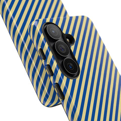Cobalt And Butter Diagonal Phone Case by etchd, view 209