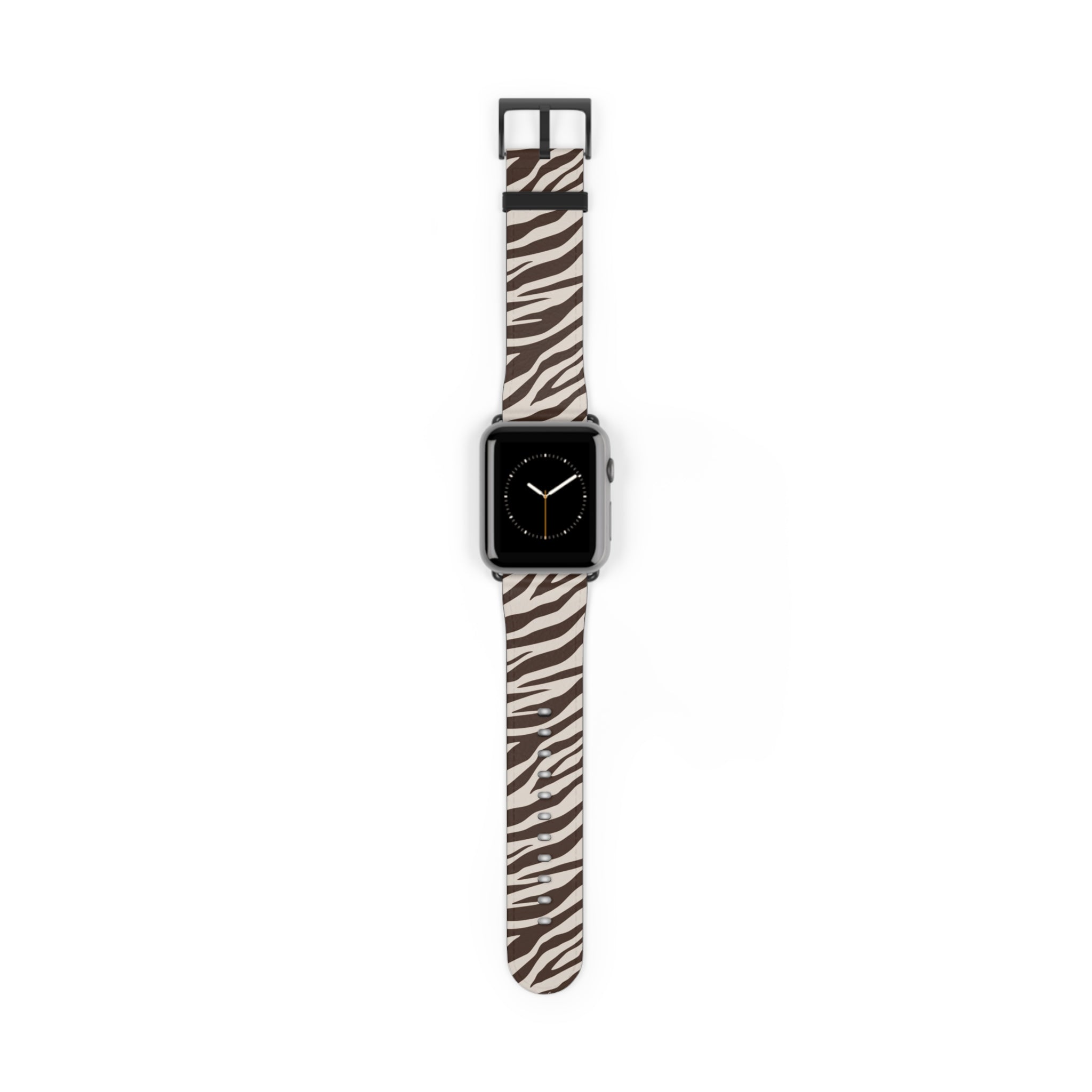 Brown Zebra Smartwatch Strap by etchd, view 2