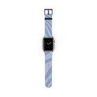 Blue Curved Lines Cinturino per smartwatch