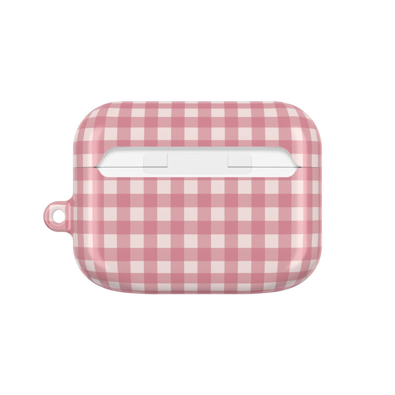 Blush & Cream Gingham AirPod Case by etchd, view 7