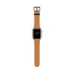 Wasabi & Persimmon Polka Dot Correa para smartwatch de etchd