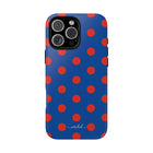 Poppy & Cobalt Polka Dot Phone Case
