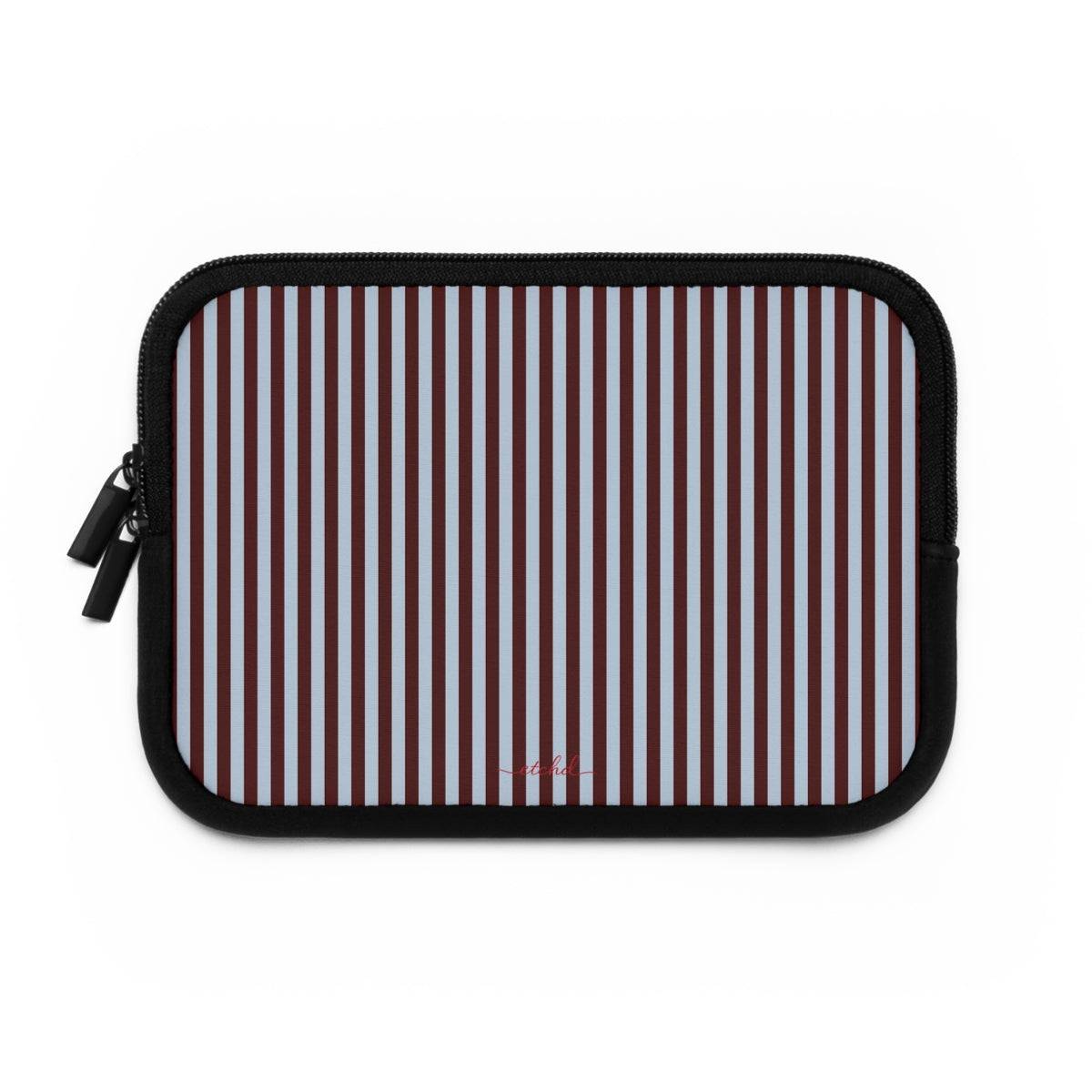 Blue & Cherry Striped Custodia per laptop di etchd, vista 2