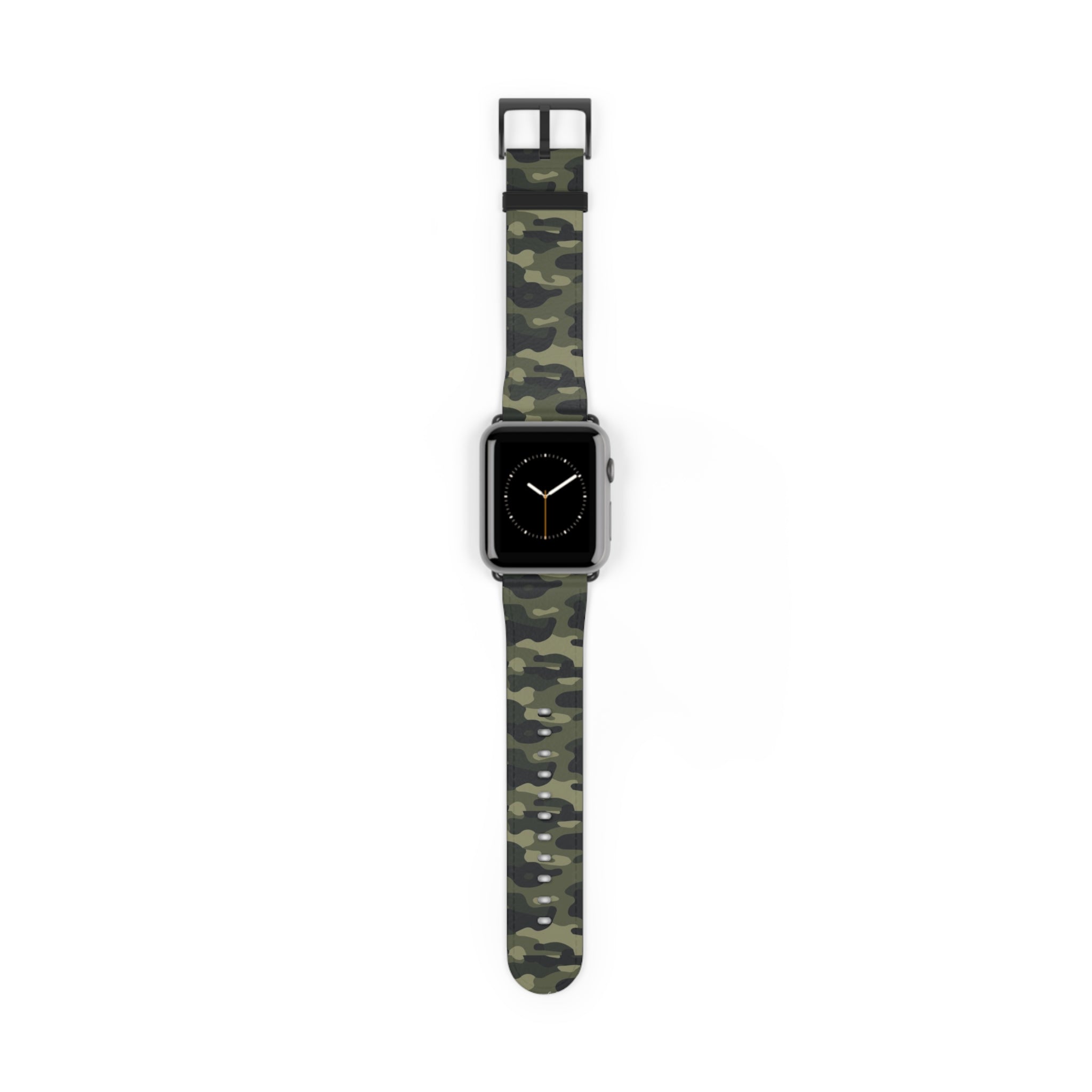 Green Camo Smartwatch Strap by etchd, view 2