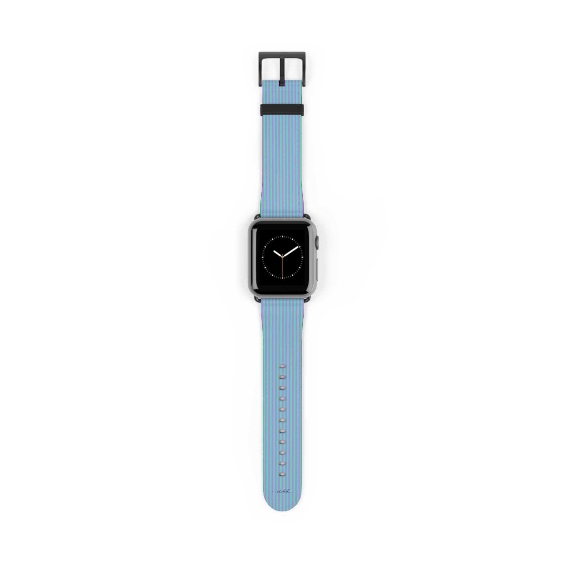 Lilac And Hypermint Smartwatch Strap by etchd