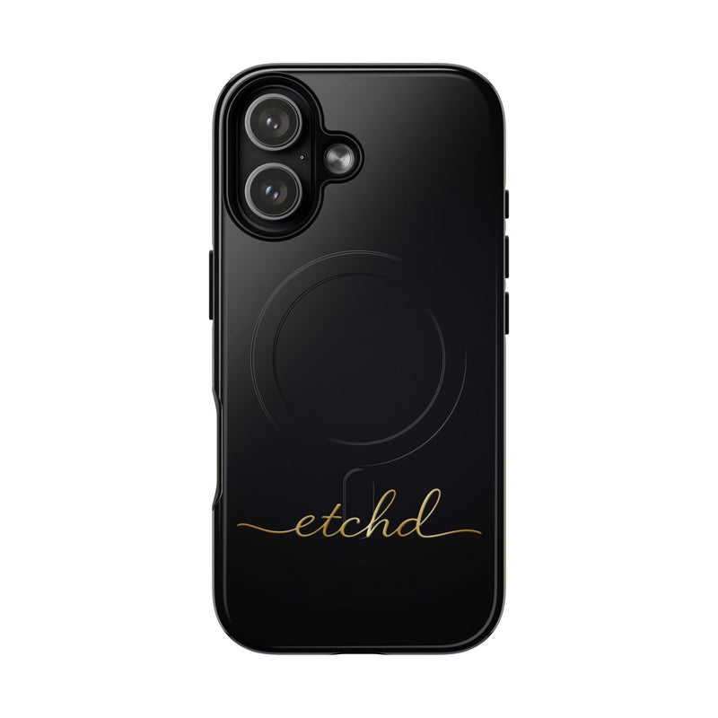 Etchd Signature Black Magnetic Phone Case-zoom-