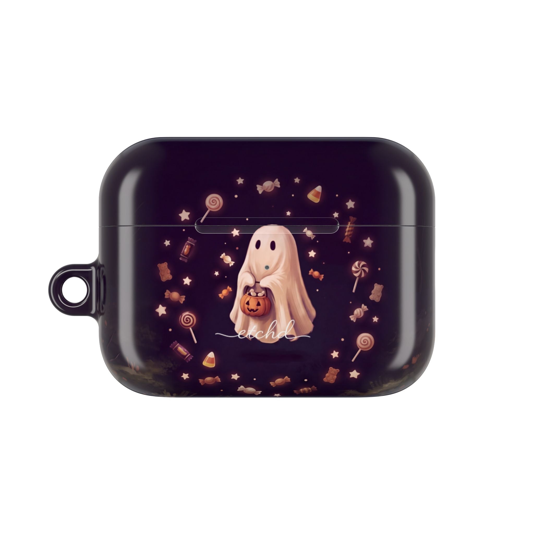 Candy Ghost AirPod Case by etchd, view 2