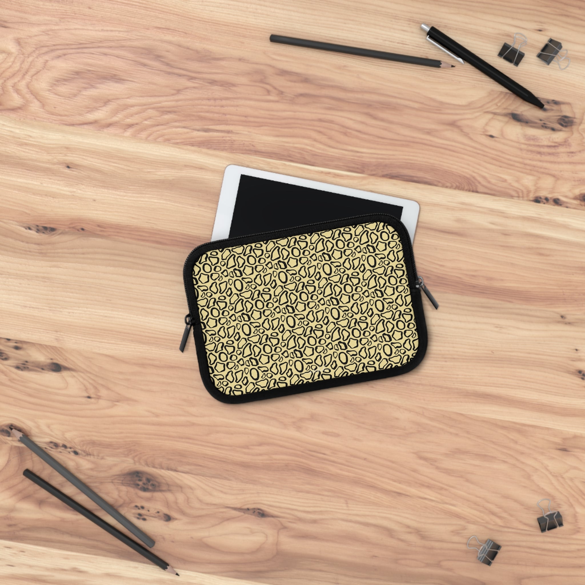 Abstract Print Butter Laptop Sleeve by etchd, view 14