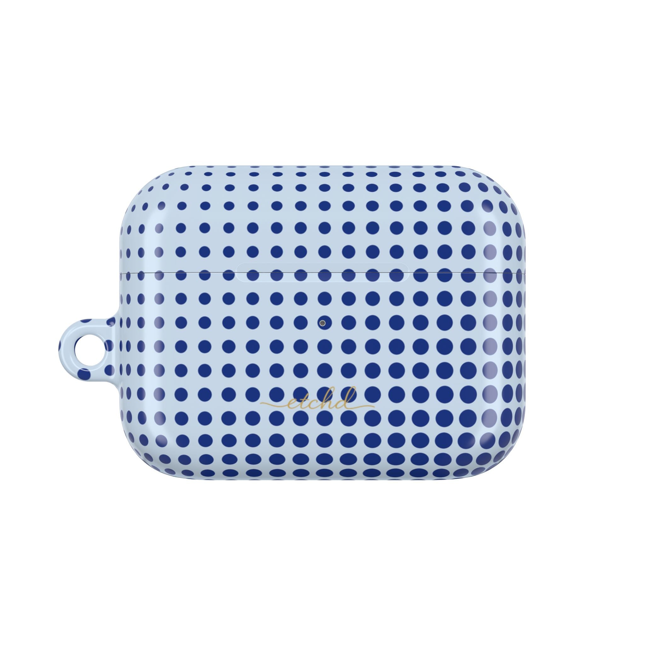 Cobalt Halftone AirPod Case by etchd, view 2