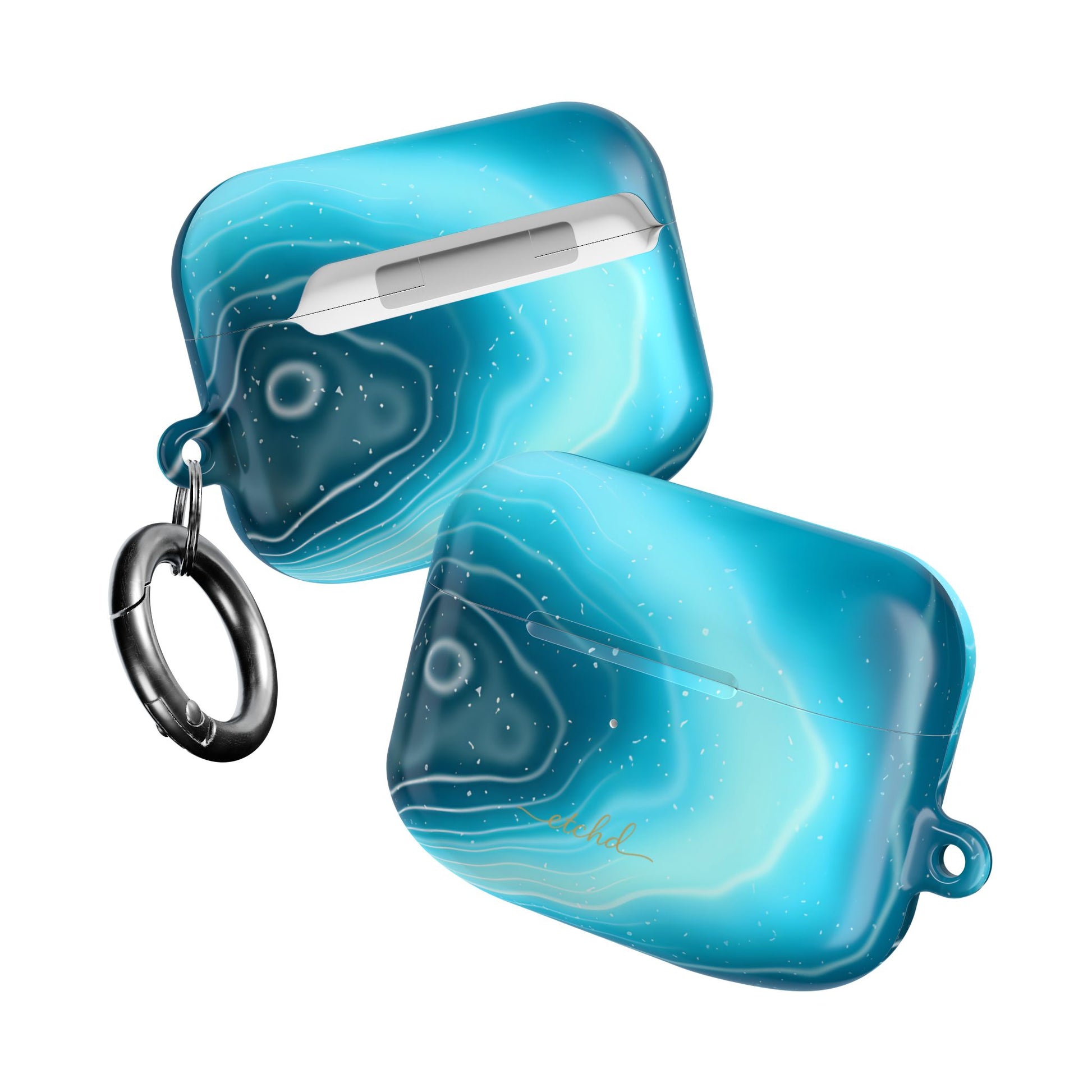Aquamarine AirPod Case by etchd, view 10