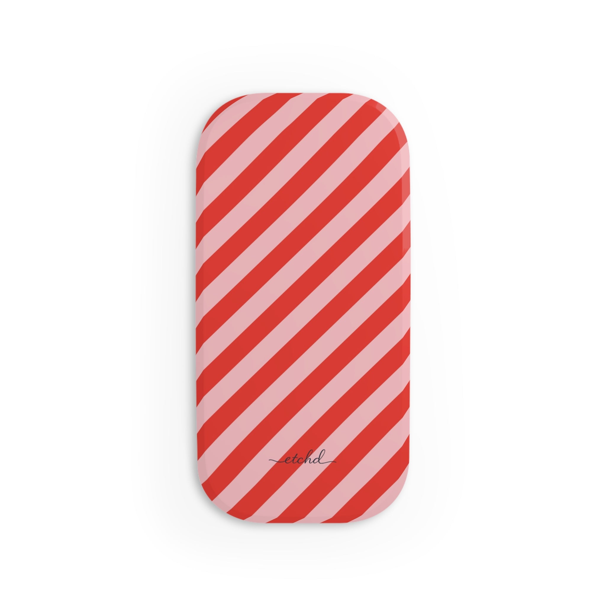 Poppy And Blush Diagonal Click-On Phone Grip by etchd, view 2