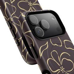 Plum & Butter Floral Magnetic Phone Case by etchd, view 100