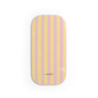 Pink & Butter Striped Anello clip per telefono