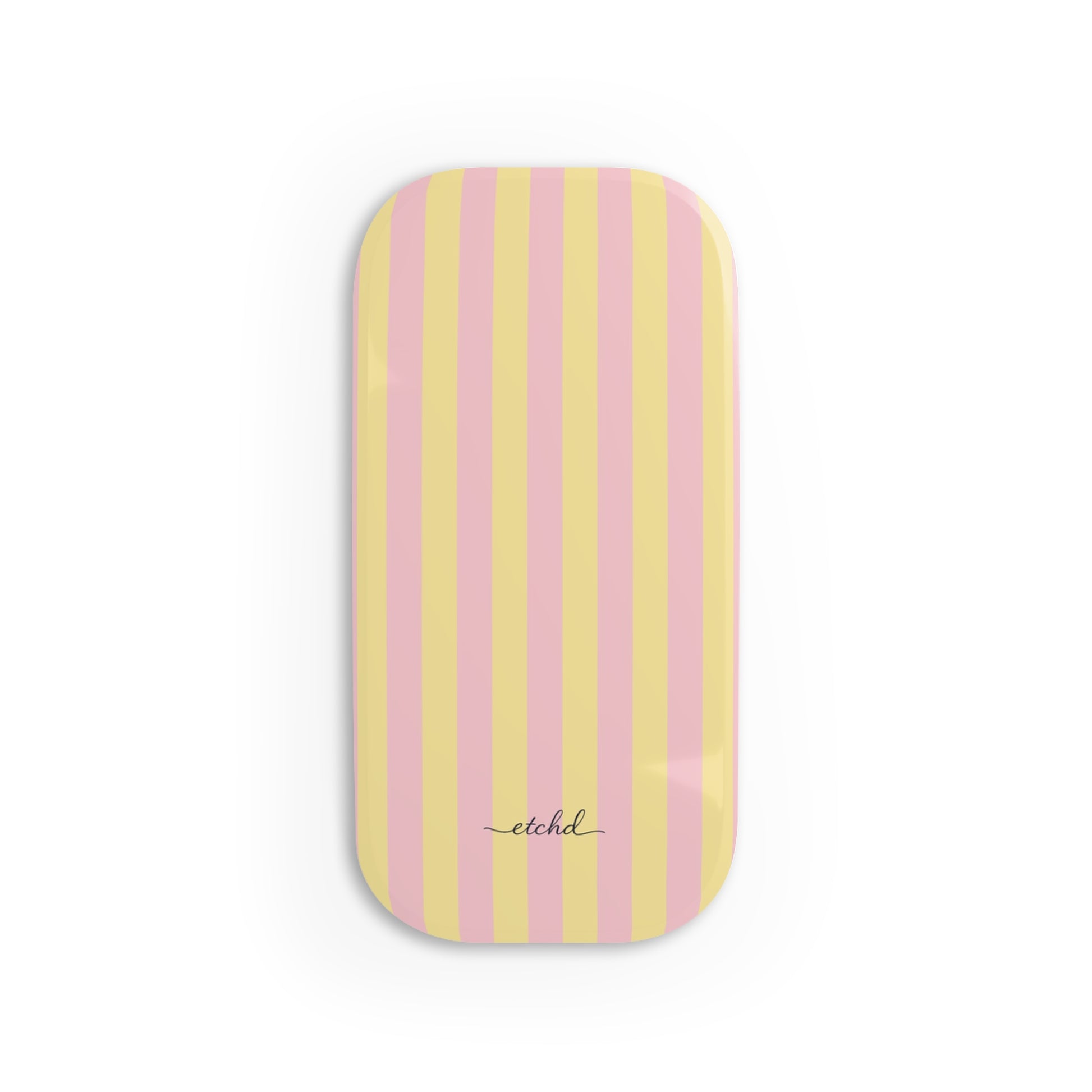 Pink And Butter Click-On Phone Grip by etchd