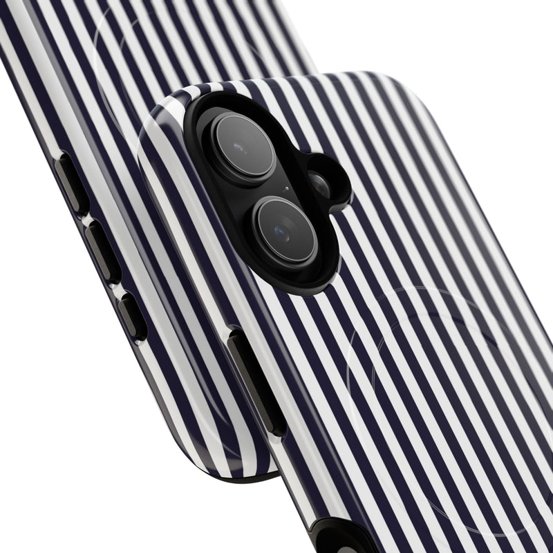 Navy And White Magnetic Phone Case by etchd, view 87