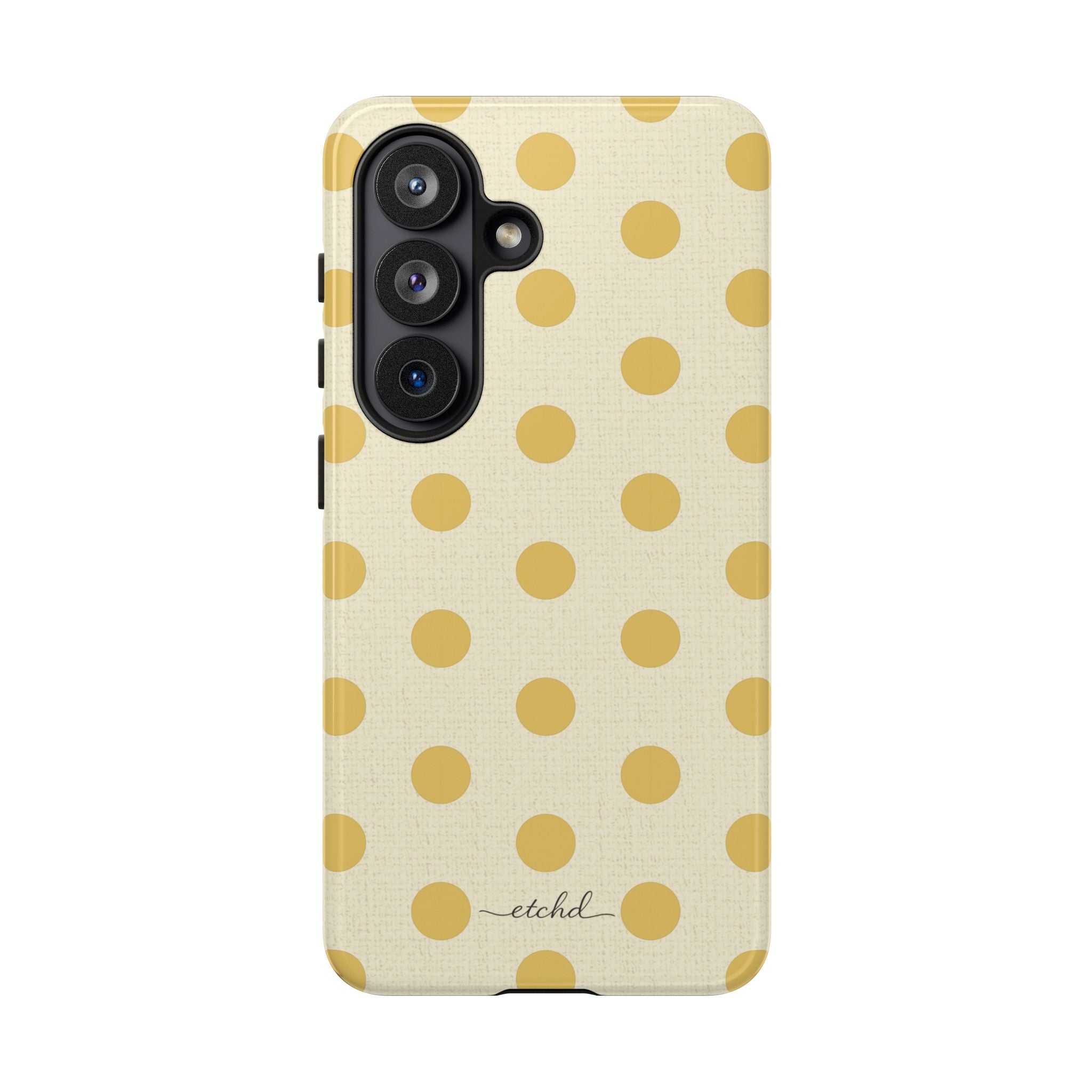 Butter & Cream Polka Dot Phone Case by etchd, view 61