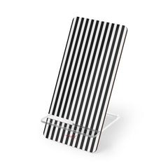 Black & White Striped Supporto per telefono di etchd