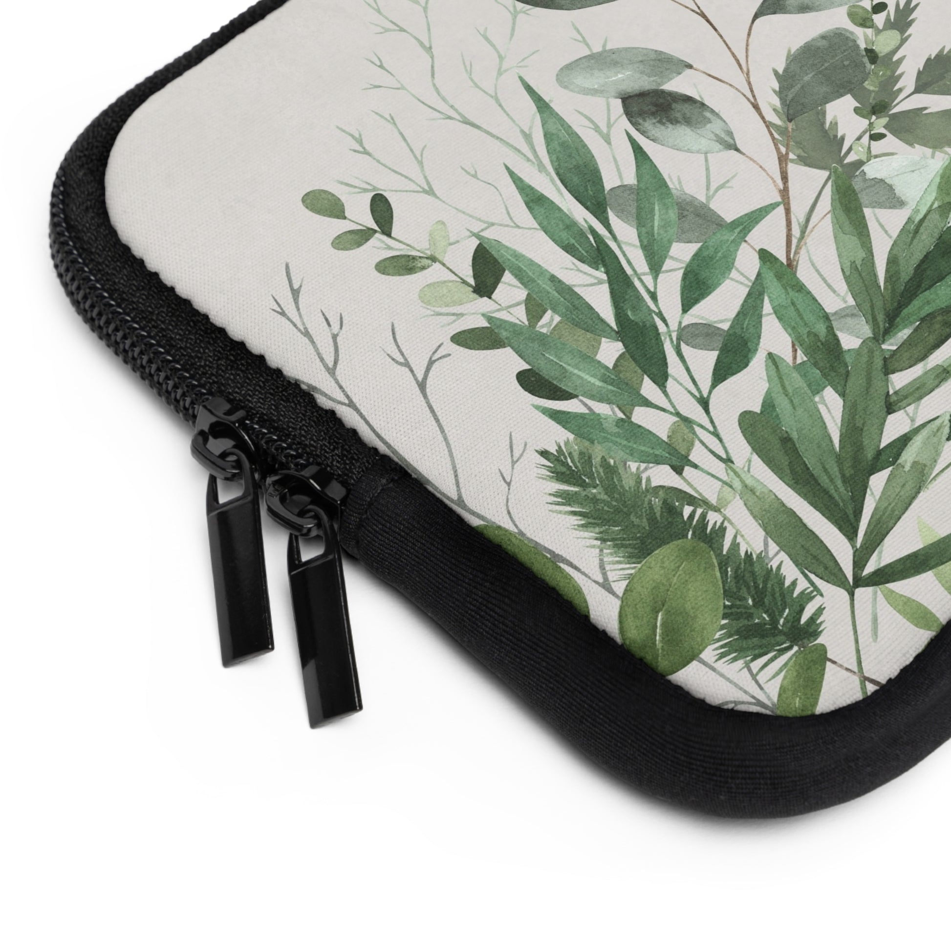 Botanical Leaf Laptop Sleeve by etchd, view 2