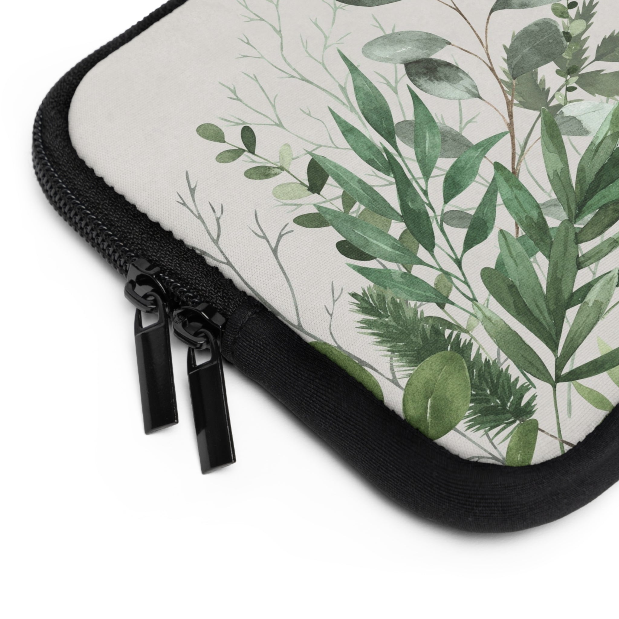 Botanical Leaf Laptop Sleeve by etchd, view 2