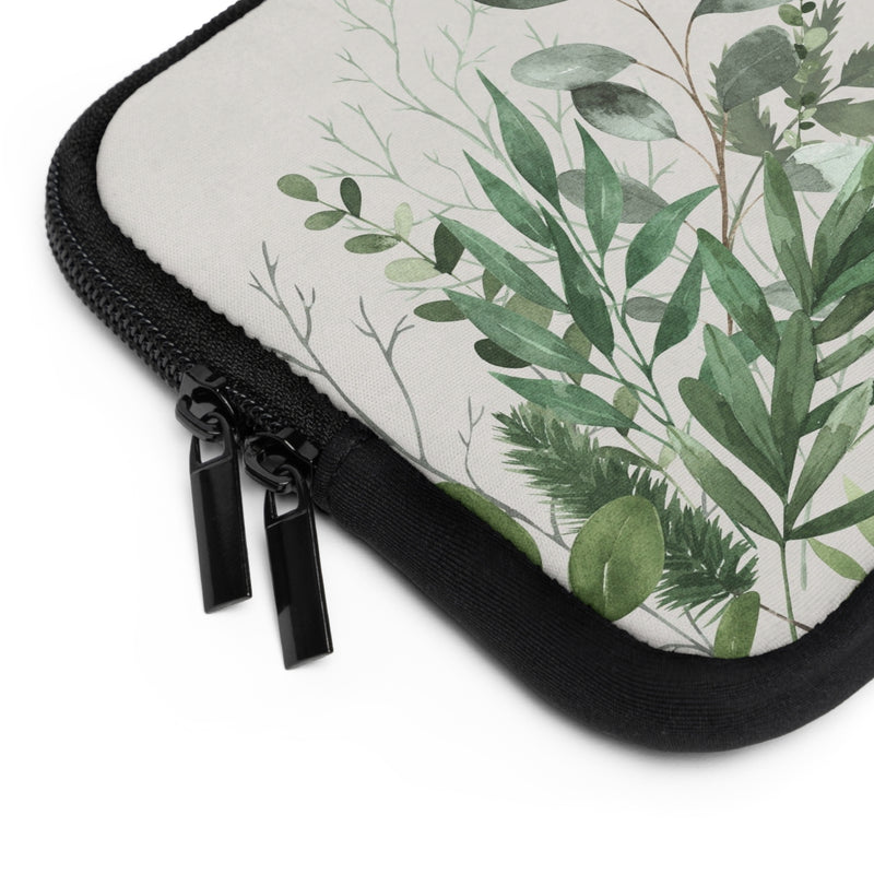 Botanical Leaf Laptop Sleeve-zoom-