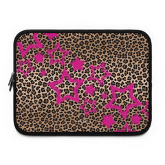 Y2K Leopard Laptop Sleeve by etchd
